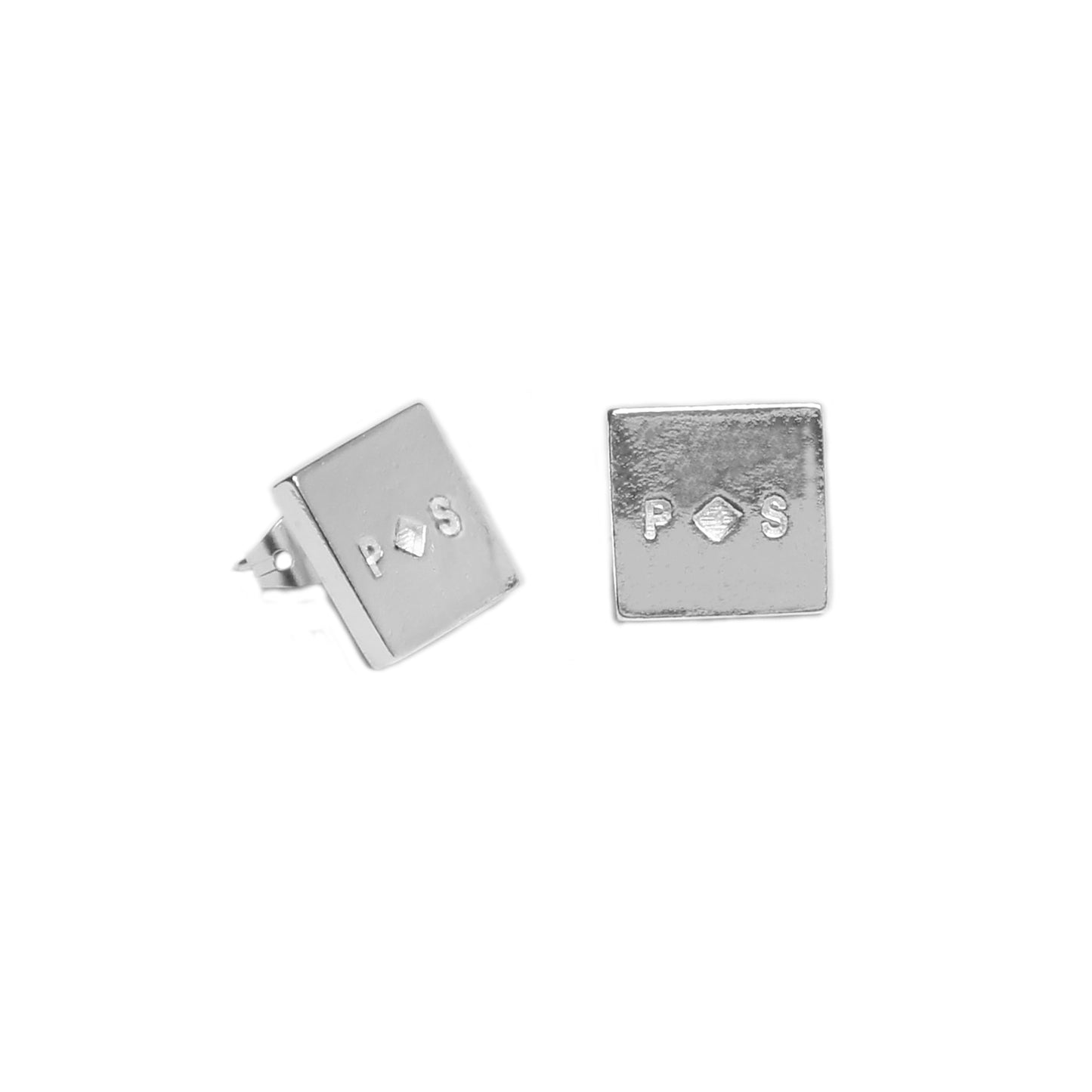 Boucles d'oreilles Carre