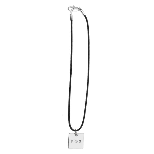 Collier Carre cordon