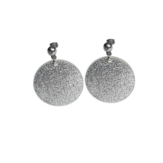Boucles d'oreilles Paillettes SILVER