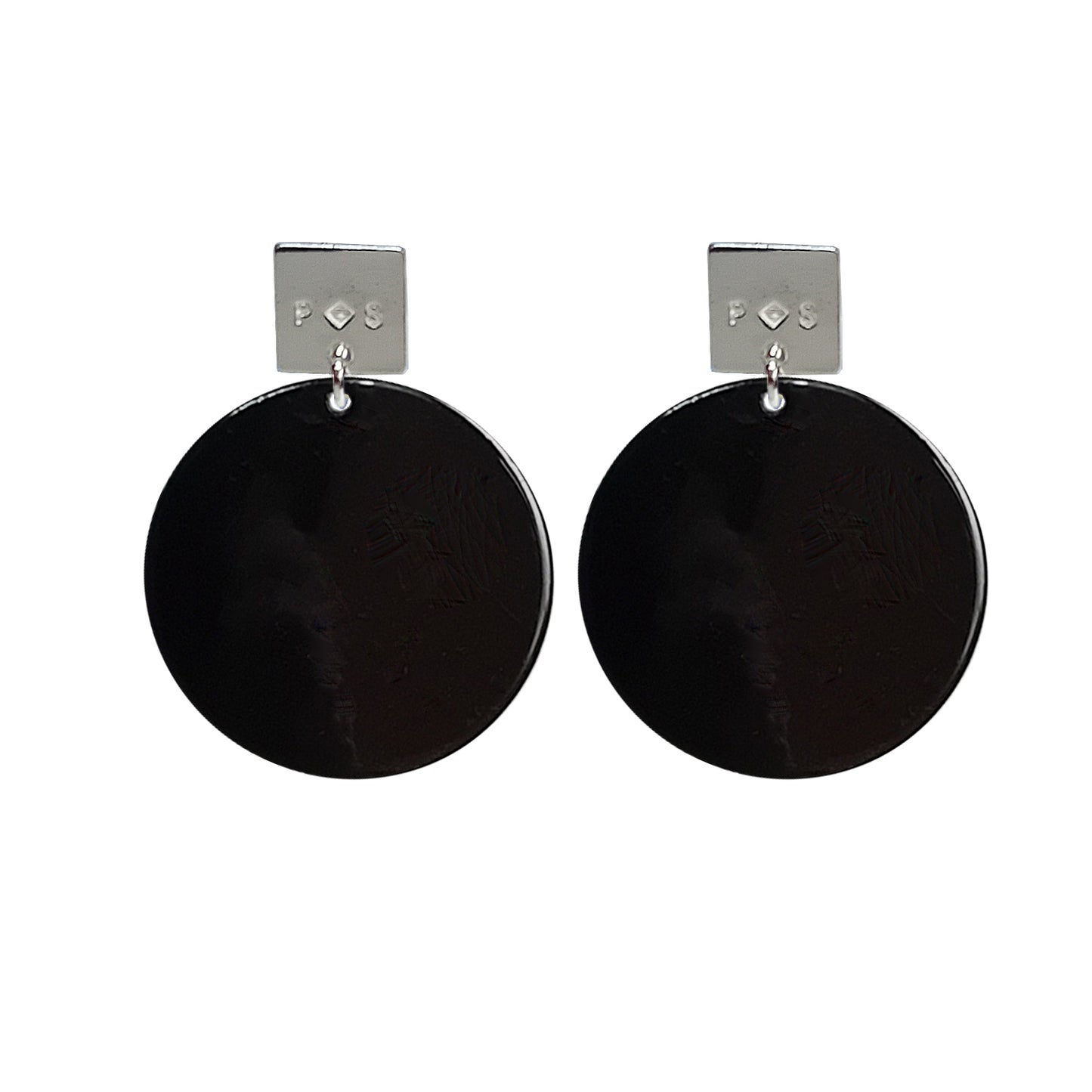 Boucles d'oreilles Studio carré