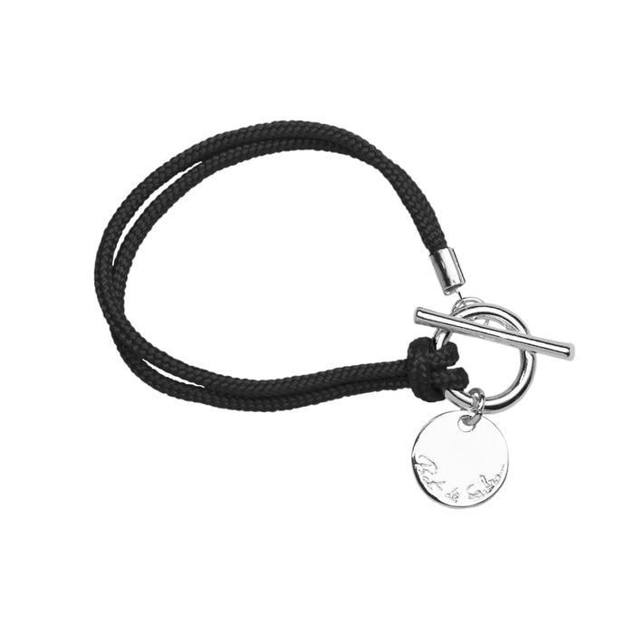 Bracelet Civita cordon noir